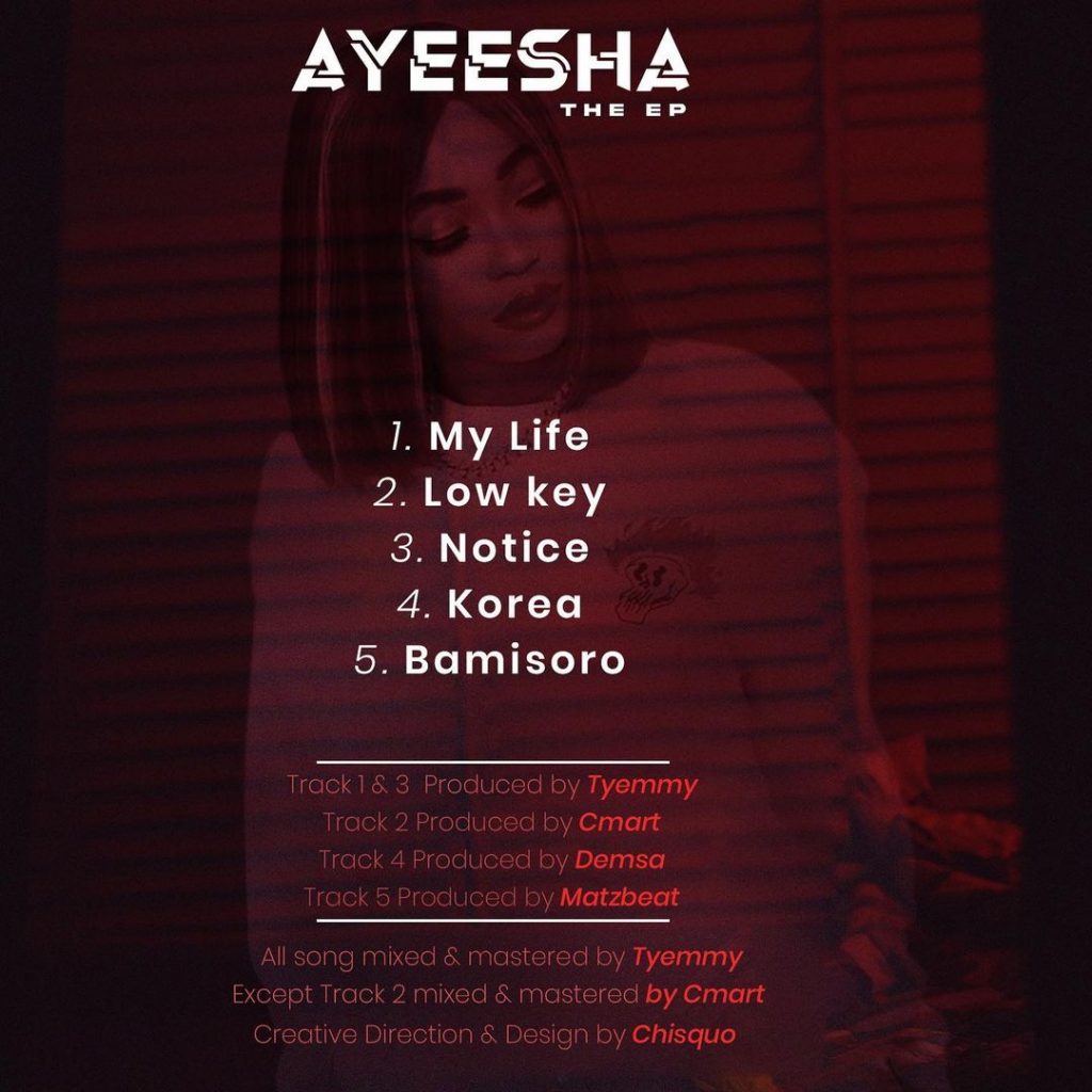 Ayeesha EP tracklist