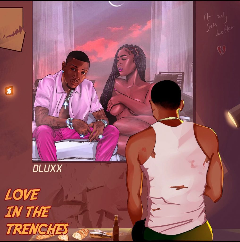 Dluxx's 'Love In The Trenches' art work.