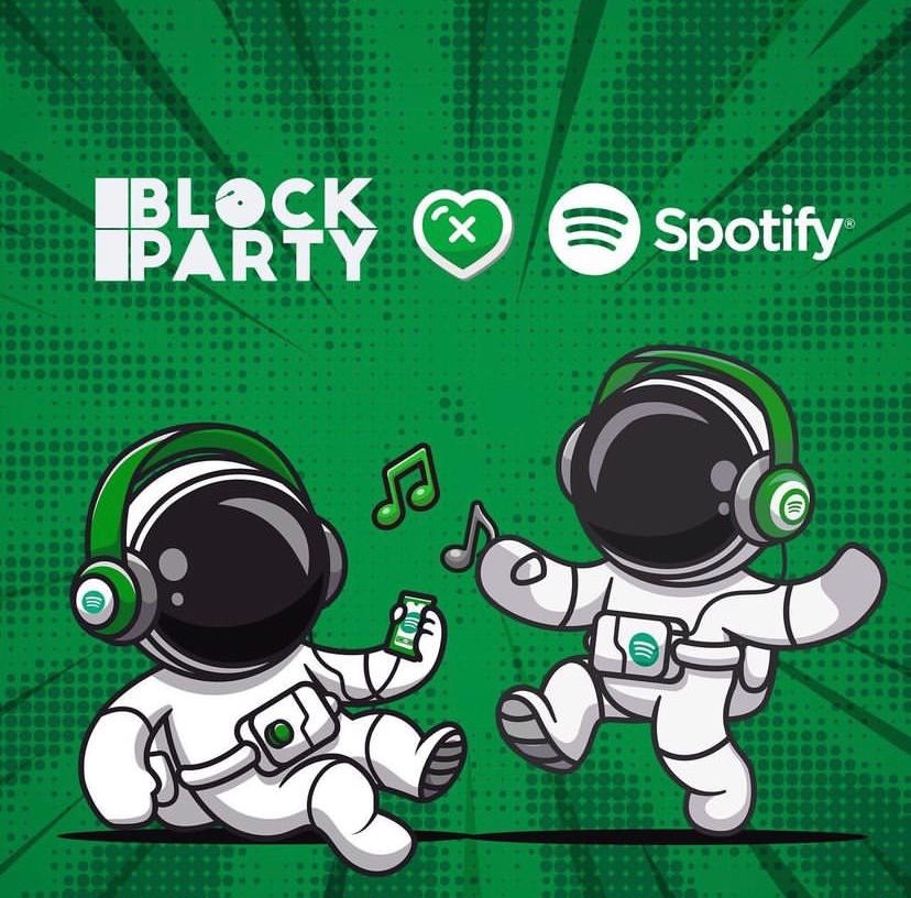 Block Party partners with Spotify.