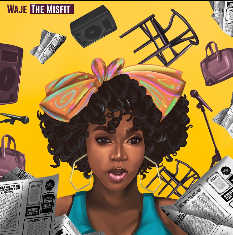 Waje's The Misfit cover art