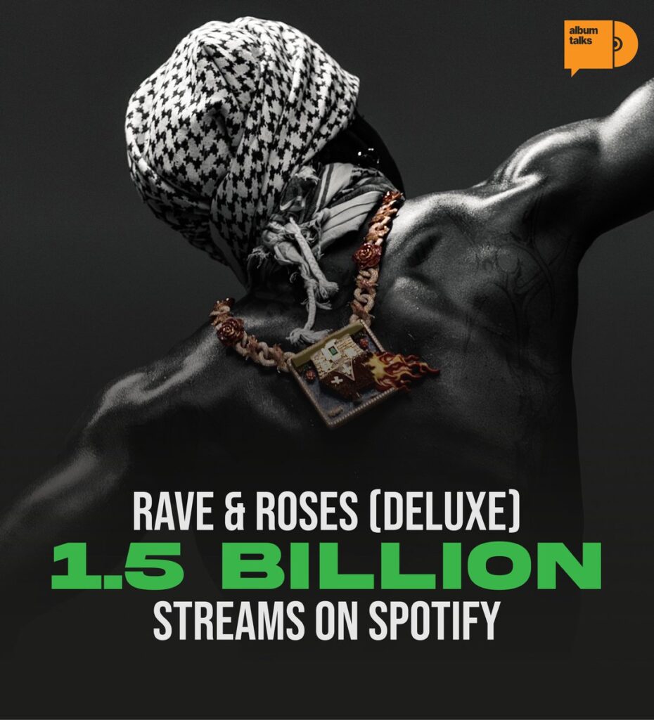 Rave & Roses Ultra Crosses 1.5 billion Spotify Streams