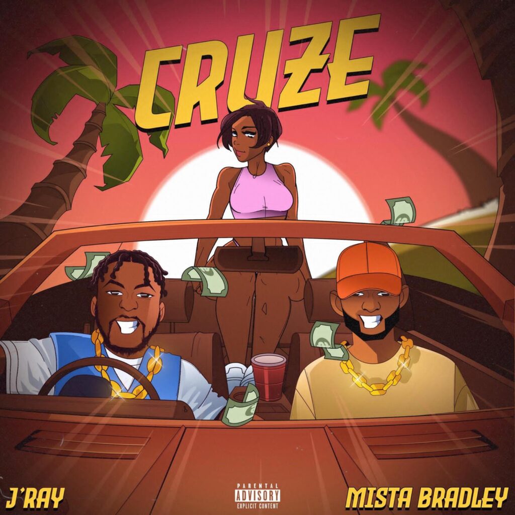 The artwork to J'ray's new single "Cruze".