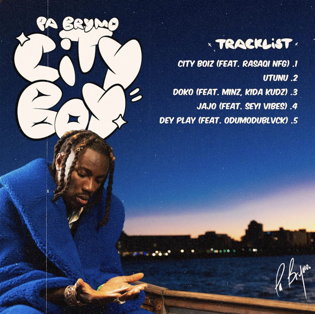 "City Boy" EP  Tracklist 