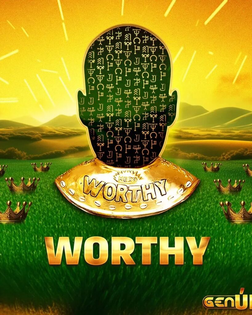 Gen Uru's "Worthy" art cover.