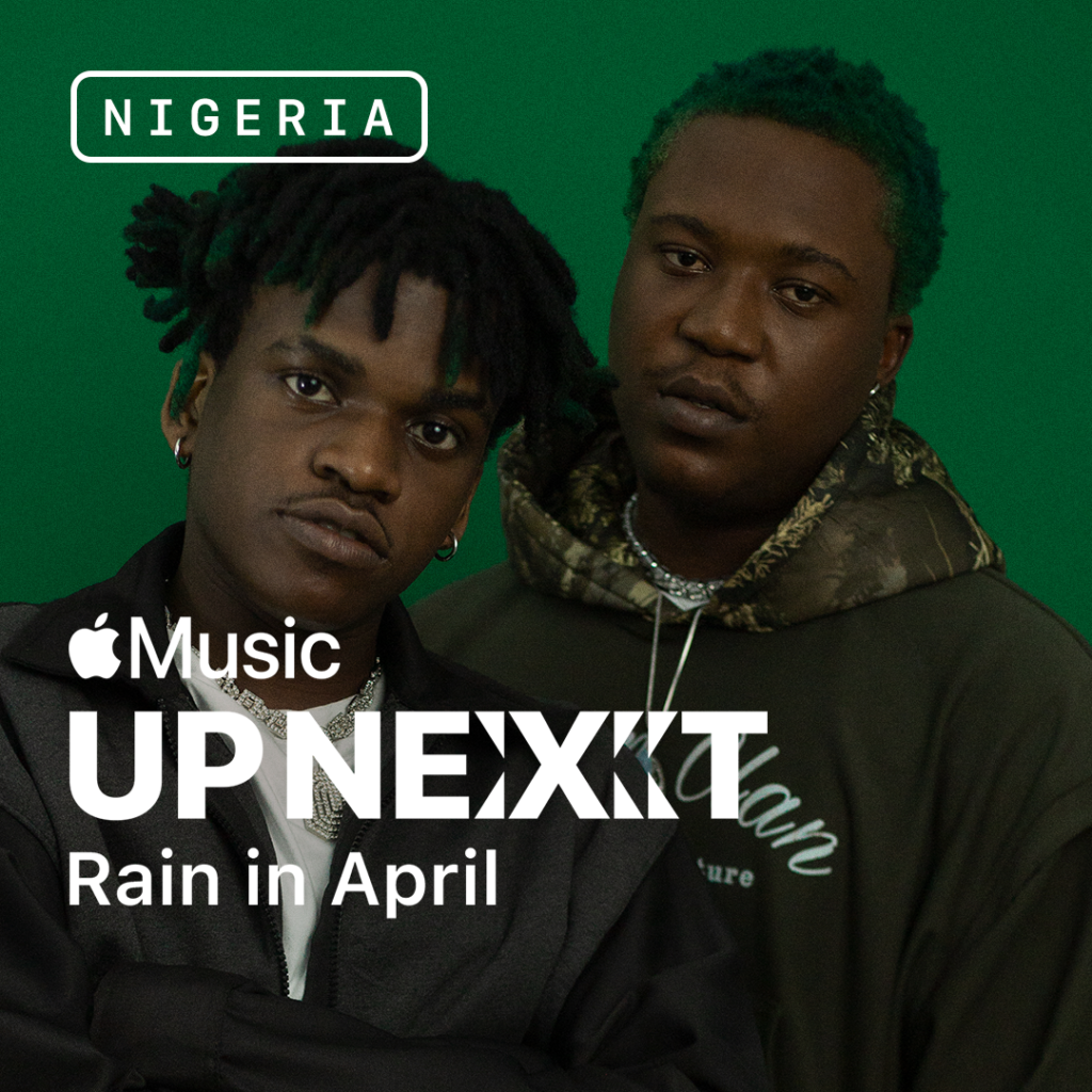 Rain in April as Apple Music’s Up Next Artistes