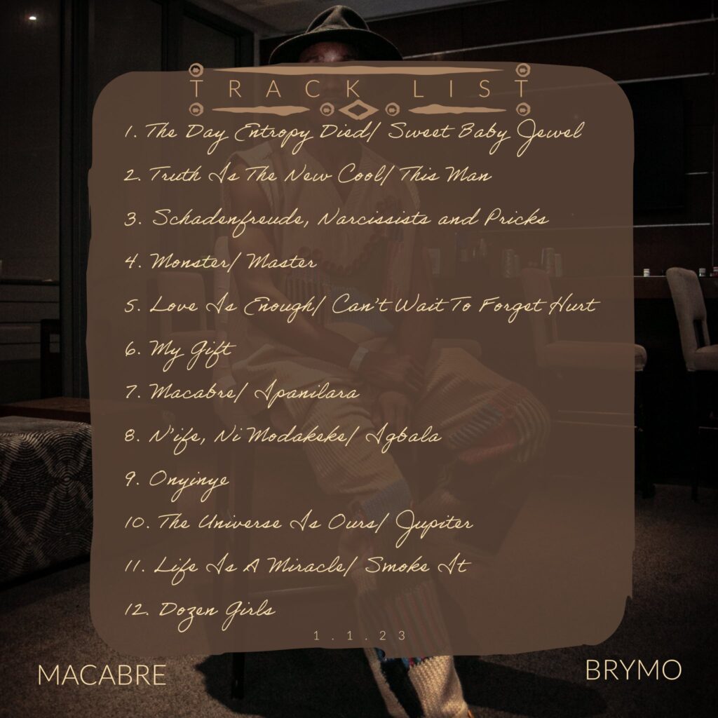 "Macabre" Tracklist