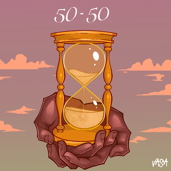 50-50 Cover art.