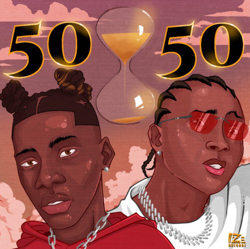 Vasa & Bella Shmurda's "50-50" Remix cover art