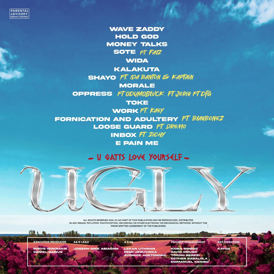 Tracklist to "U GATTS LOVE YOURSELF (UGLY)" Here