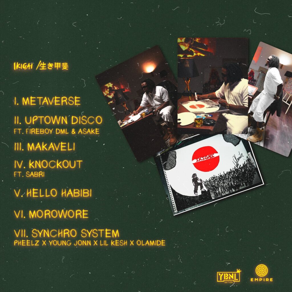 Ikigai' tracklist