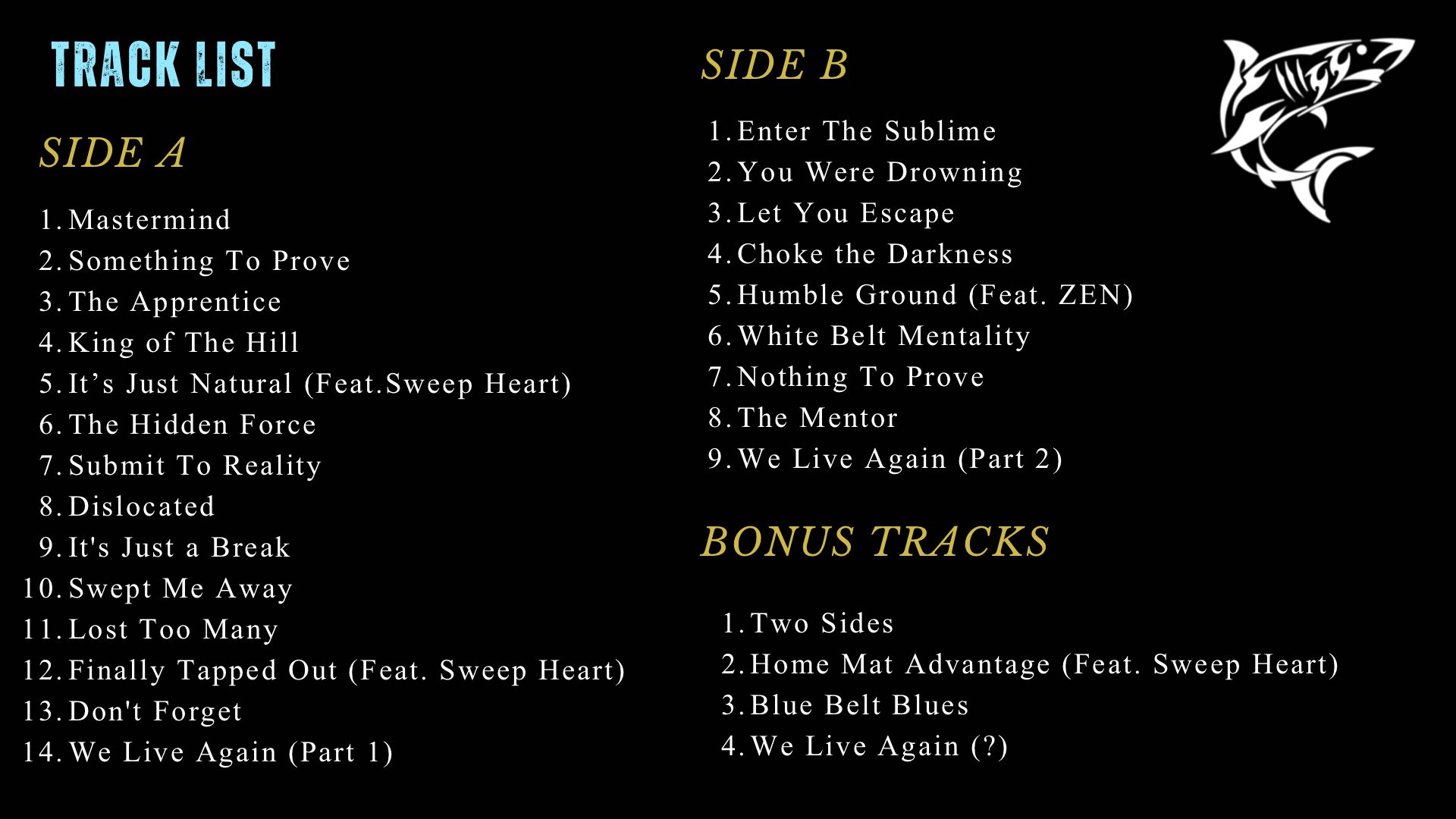 Album Tracklist