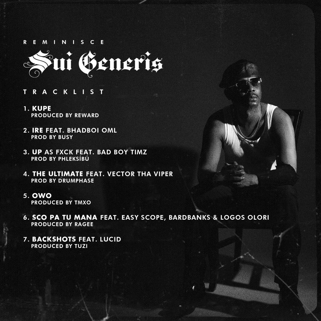 Project Tracklist