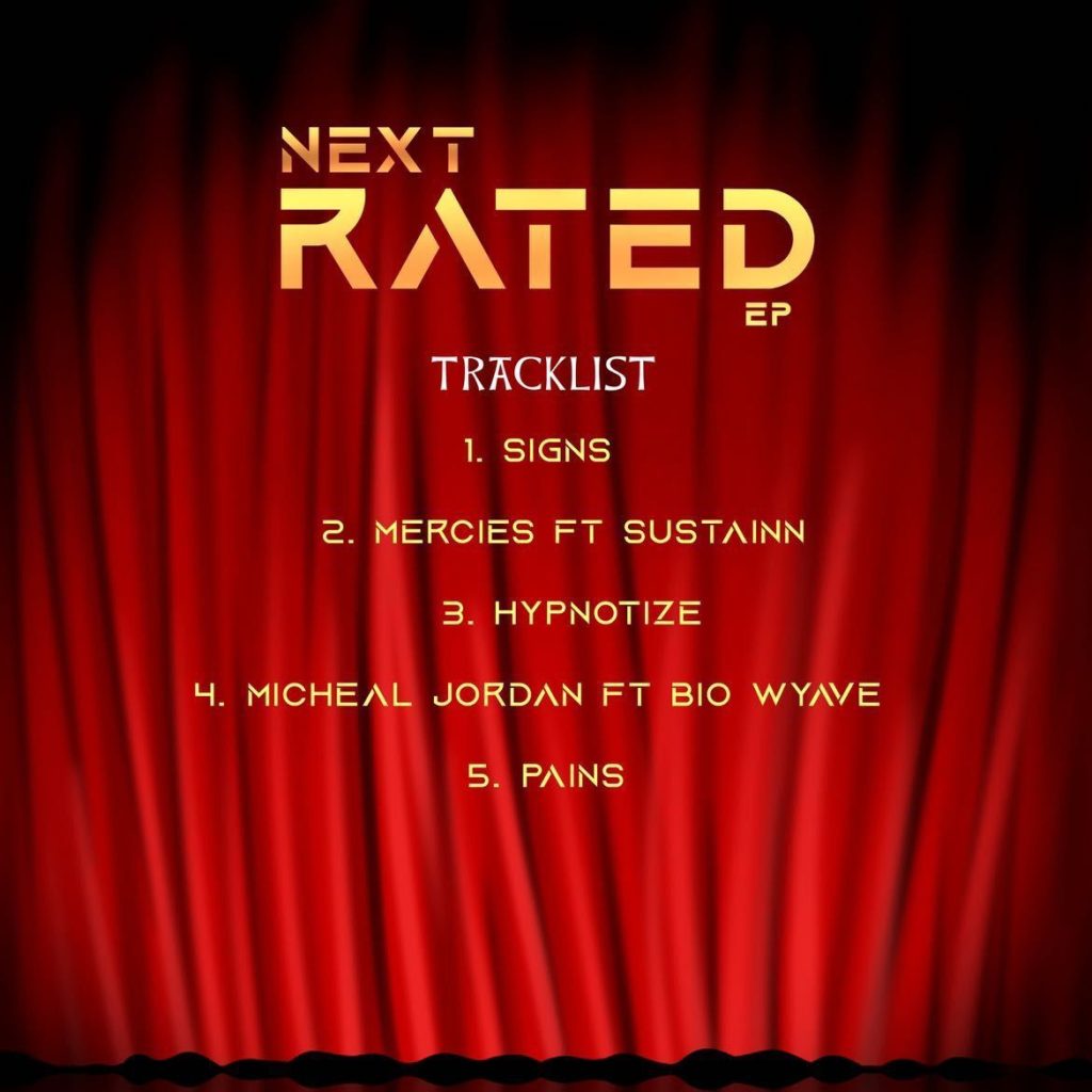 Upcoming EP "Next Rated" Tracklist 