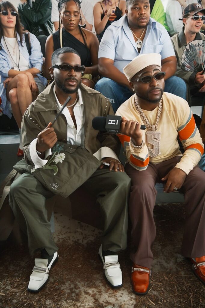 Adekunle Gold (left) and Davido (right) reunite for the second time on 'Fuji.'