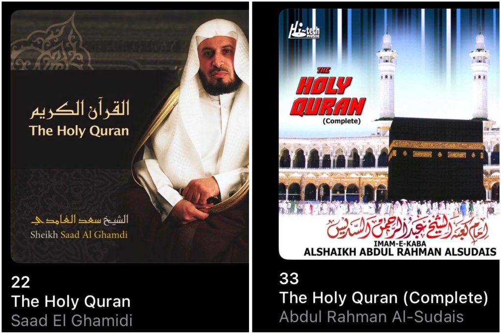 Chart Positions of The Two Projects