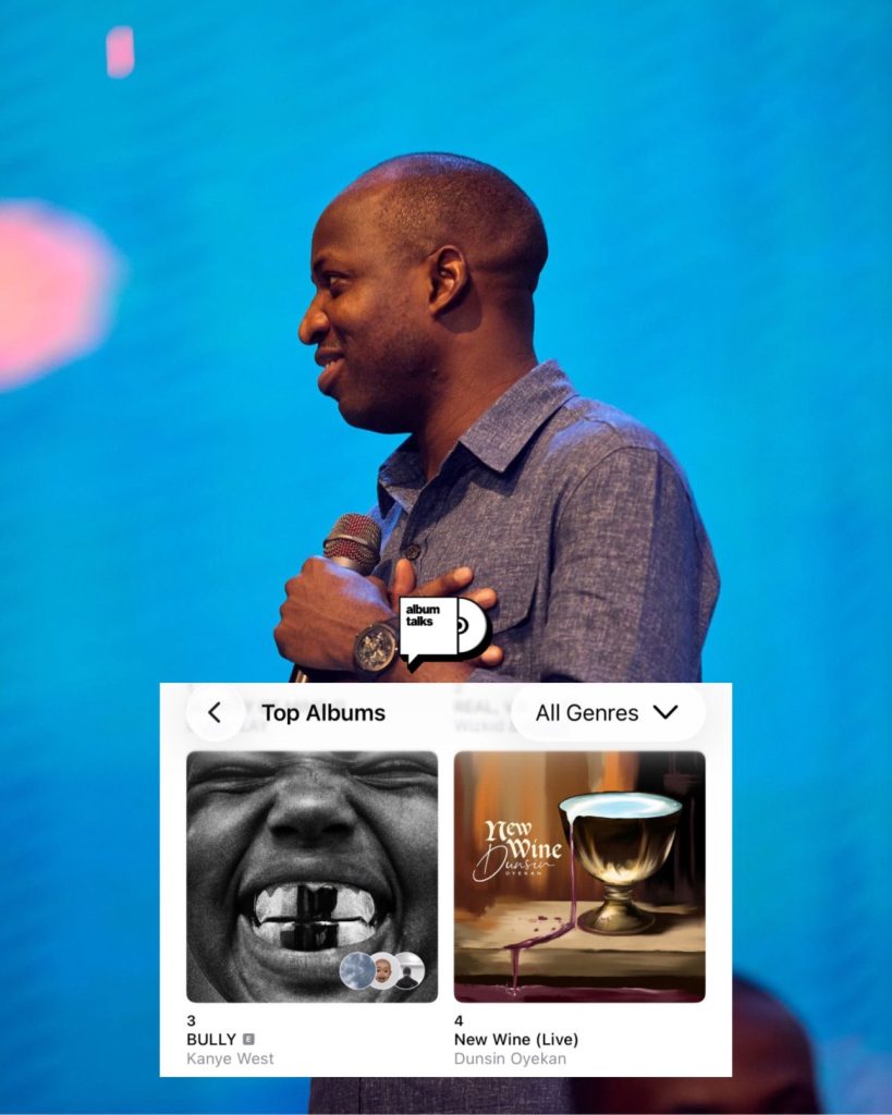 "New Wine" With its Peak @ #4 on the Chart