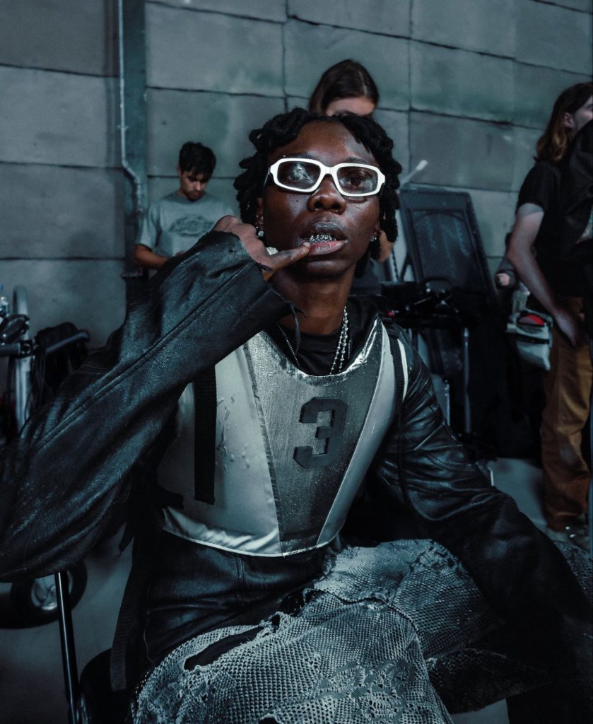 Blaqbonez on the set of 'IKEBE 3000'