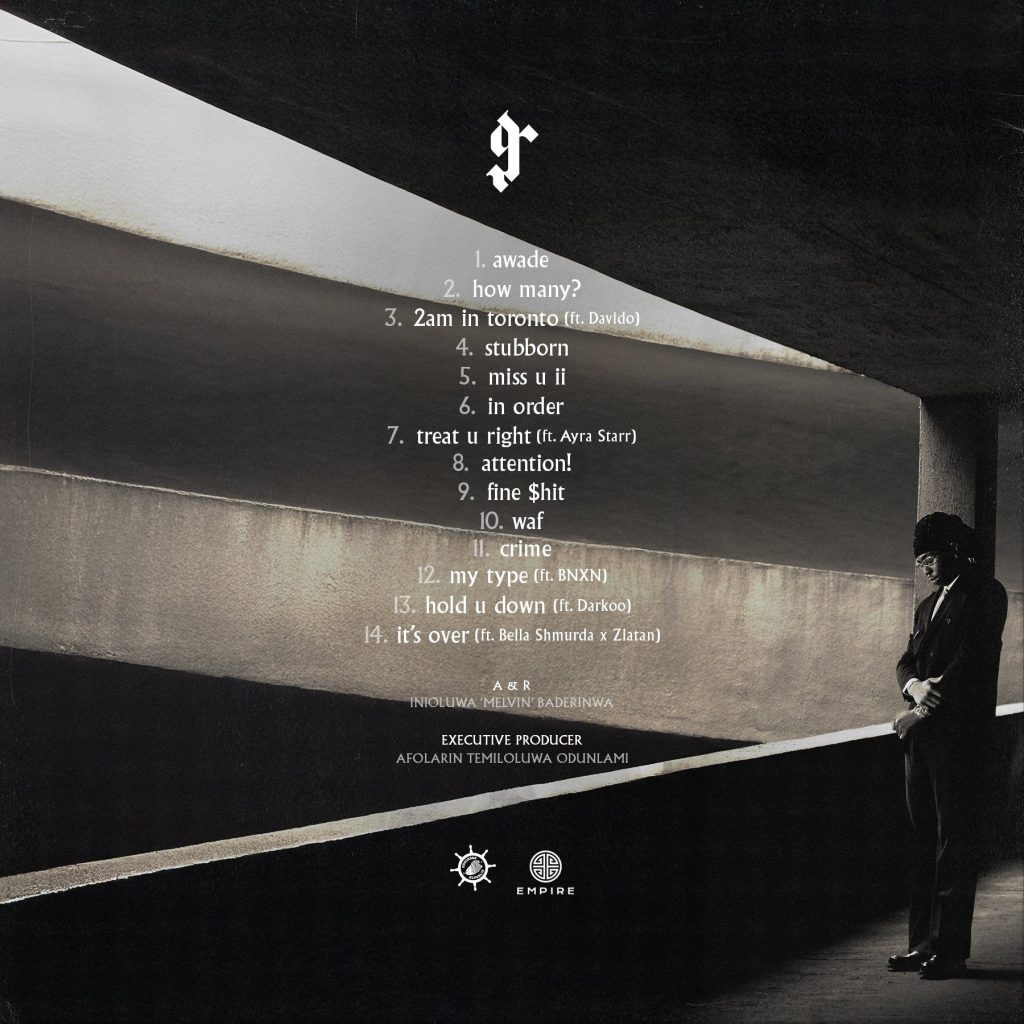 Tracklist 