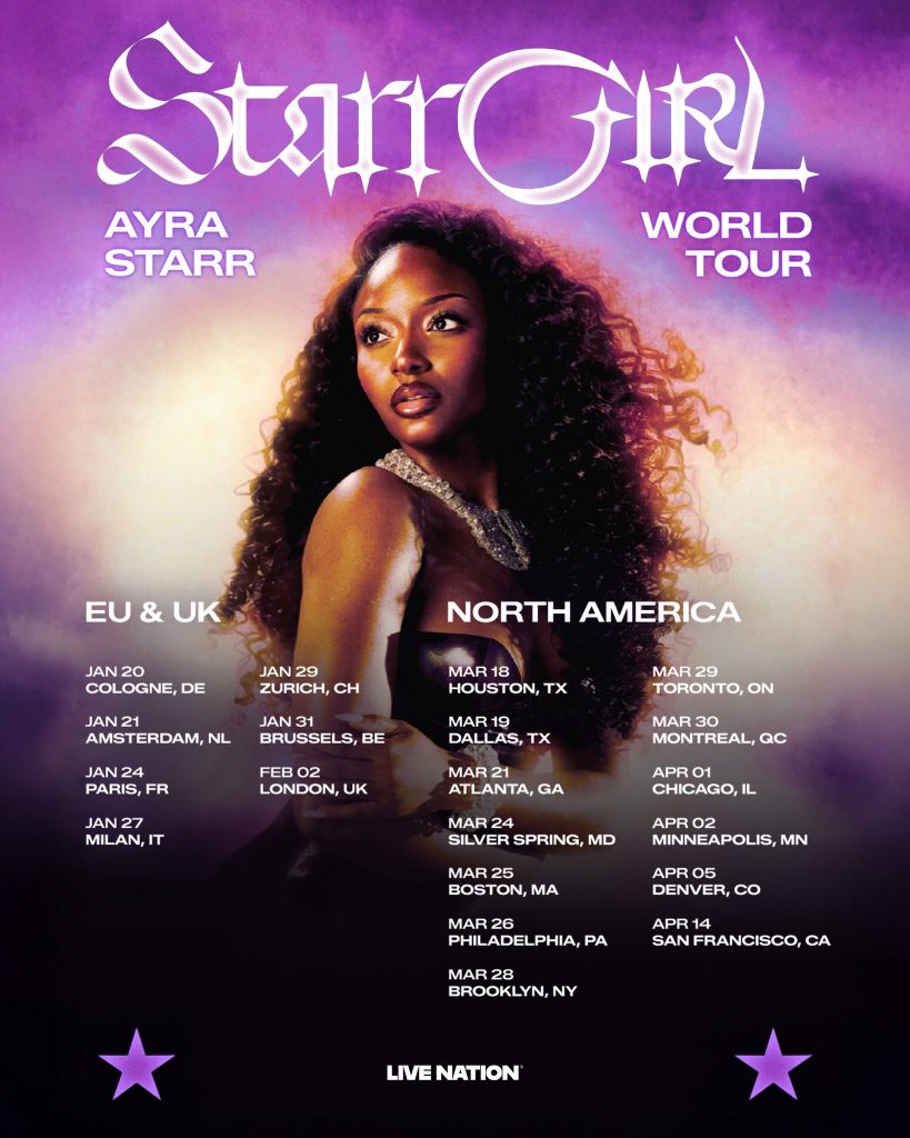 StarrGirl World Tour Card
